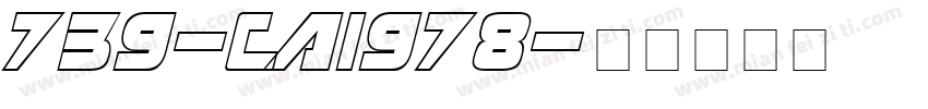 739-CAI978字体转换