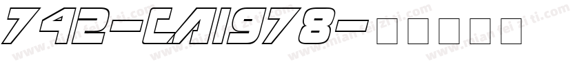 742-CAI978字体转换