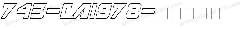 743-CAI978字体转换