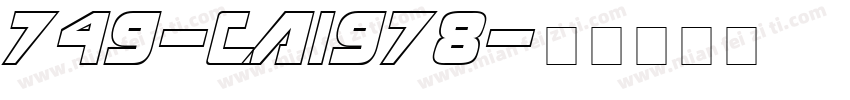 749-CAI978字体转换