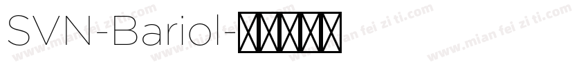 SVN-Bariol字体转换