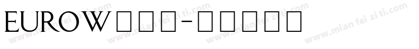 EUROW转换器字体转换