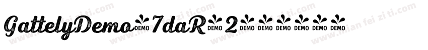 GattelyDemo-7daR-2字体转换