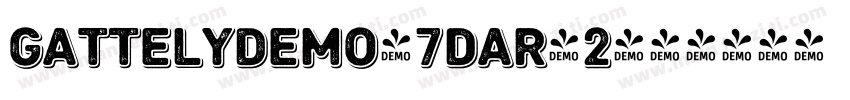 GattelyDemo-7daR-2字体转换