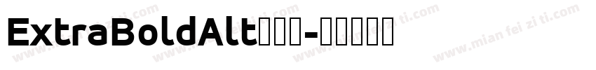 ExtraBoldAlt手机版字体转换