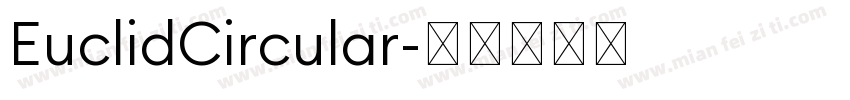 EuclidCircular字体转换