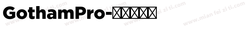 GothamPro字体转换