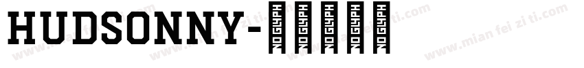 HudsonNY字体转换