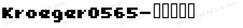 Kroeger0565字体转换