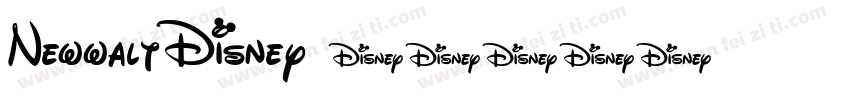 NewwaltDisney字体转换