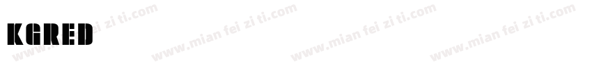 kgred字体转换