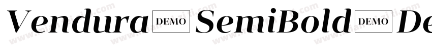 Vendura-SemiBold-Dem字体转换