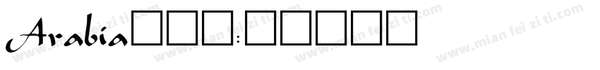 Arabia手机版字体转换