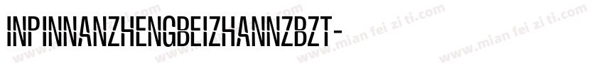 inpinnanzhengbeizhanNZBZt字体转换