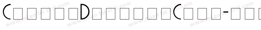 CroateDisplayCaps字体转换