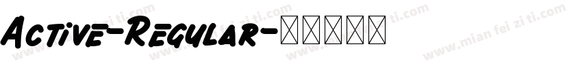Active-Regular字体转换