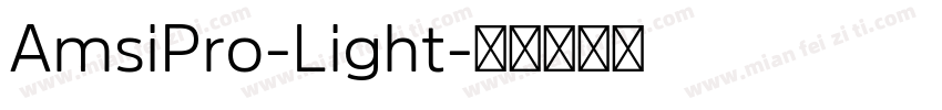 AmsiPro-Light字体转换