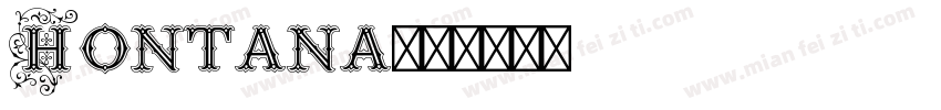 Hontana字体转换