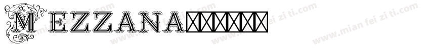 Mezzana字体转换