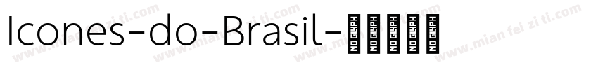 Icones-do-Brasil字体转换