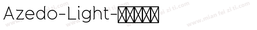 Azedo-Light字体转换