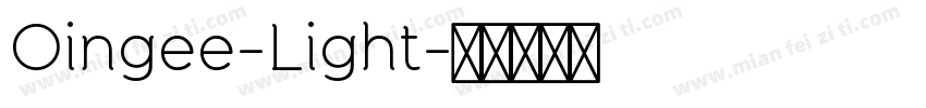 Oingee-Light字体转换