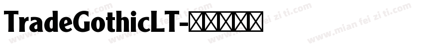TradeGothicLT字体转换