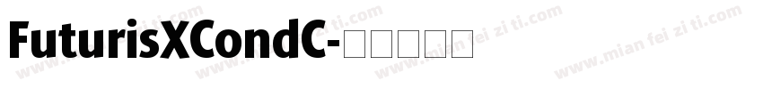 FuturisXCondC字体转换