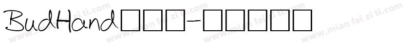 BudHand生成器字体转换