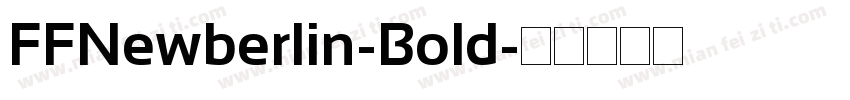 FFNewberlin-Bold字体转换