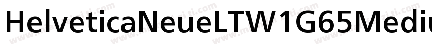 HelveticaNeueLTW1G65Medium字体转换