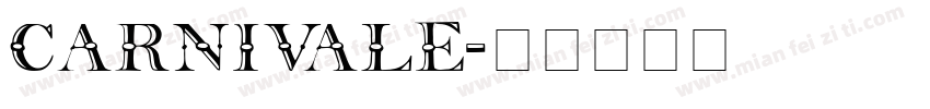 Carnivale字体转换