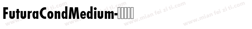 FuturaCondMedium字体转换