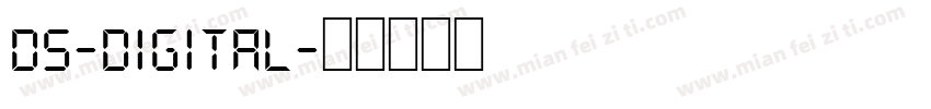 ds-digital字体转换