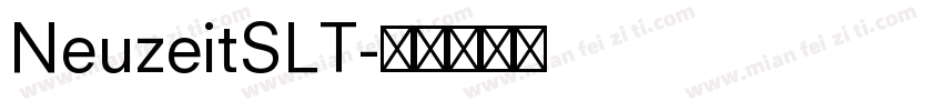 NeuzeitSLT字体转换