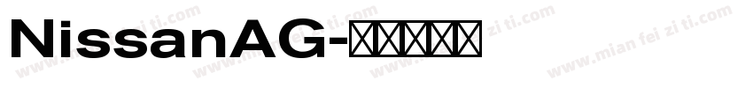 NissanAG字体转换