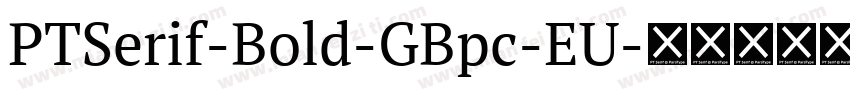 PTSerif-Bold-GBpc-EU字体转换