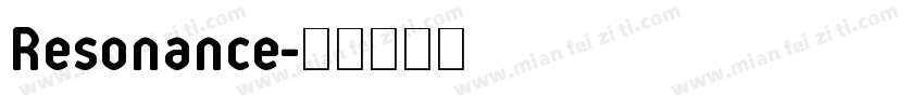 Resonance字体转换