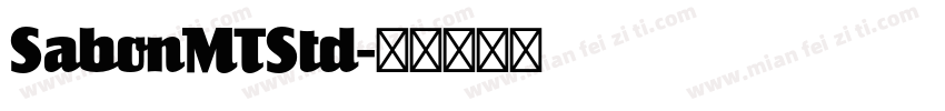 SabonMTStd字体转换