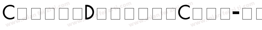 CroateDisplayCaps字体转换