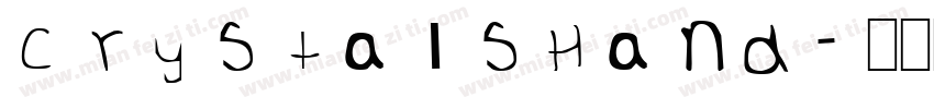 CrystalsHand字体转换