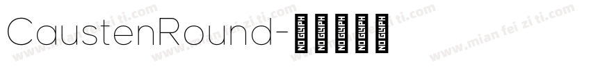 CaustenRound字体转换