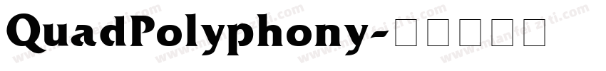 QuadPolyphony字体转换
