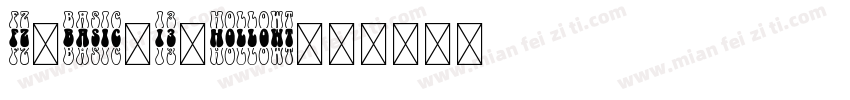 FZ-BASIC-13-HOLLOWt字体转换