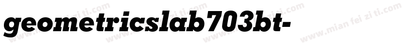 geometricslab703bt字体转换