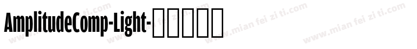 AmplitudeComp-Light字体转换