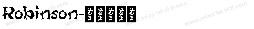 Robinson字体转换