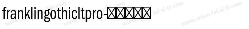 franklingothicltpro字体转换