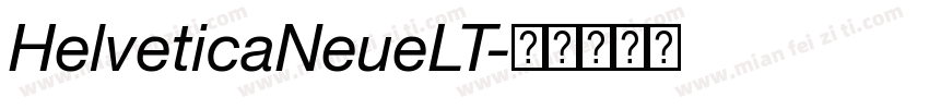 HelveticaNeueLT字体转换