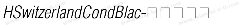 HSwitzerlandCondBlac字体转换